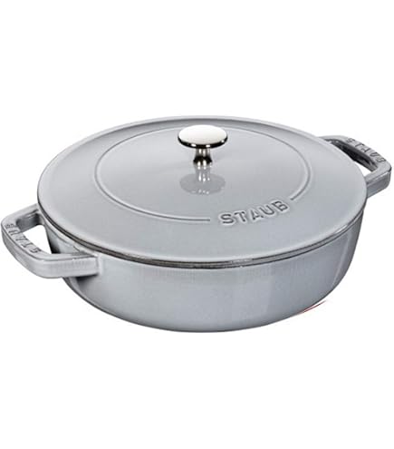 Amazon.co.jp: STAUB 鋳鉄製ブレイザー/ソテー2.5クォート ソテーパン 
