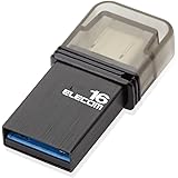 エレコム USBメモリ 16GB USB3.0 タイプC キャップ付 ブラック MF-CAU3116GBK