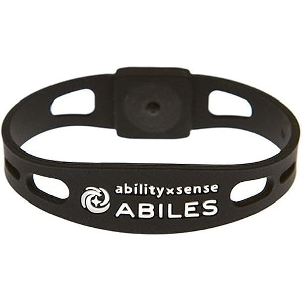 Amazon.co.jp: ABILES アビリス ブレインアップブレスレット ブラックx 