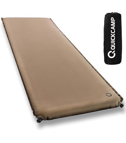 Amazon | [QUICKCAMP] 極上インフレータブルベッド 10cm 極厚 シングル 