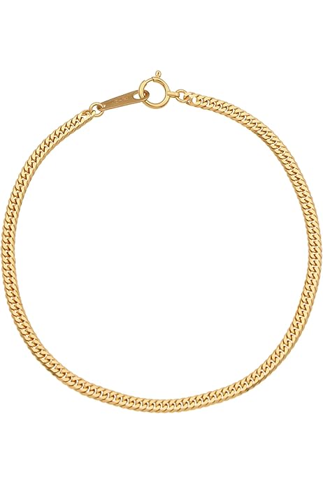 Amazon.co.jp: [フェアリーカレット] K18 8面Tキヘイ ブレスレット 4.5  