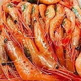 甘えび 有頭 刺身用 1kg 【業務用 甘海老・鮮度維持ブロック凍結】(約90～100尾)甘くてプリプリ食感 【冷凍便】