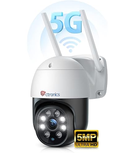 Amazon.co.jp: 【最新5GHzWi-Fi対応・5MP】Ctronics 防犯カメラ 屋外 