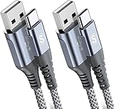 USB Type C ケーブル【1m+2m/2本セット】Sweguard USB-A & USB-C ケーブル【3.1A QC3.0対応 急