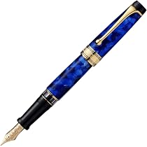 Amazon | アウロラ 万年筆 F 細字 オプティマ 996-BF ブルーGT 吸入式 
