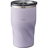 ドウシシャ タンブラー ふた付き 0.36L 飲みごろ パープル RELAX