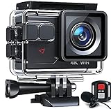 AC700 アクションカメラ 4K 2000万画素 40M 水中 防水カメラ EIS 外部マイク リモコン付き WiFi搭載 手ブレ補正17