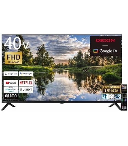 Amazon | オリオン ORION 40インチ フルハイビジョン スマートテレビ 