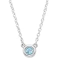 [ティファニー] TIFFANY アクアマリン 0.06ct スターリング シルバー エルサ・ペレッティ カラー バイ ザ ヤード ペンダント・ネックレス 25224884 [並行輸入品]