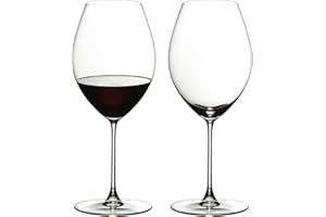 Riedel Veritas Old World Syrah Glass (Set of 2), 21.16 oz, Clear