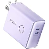 Anker 521 Power Bank (PowerCore Fusion, 45W) (5000mAh 20W出力モバイルバッテリー搭載 45W出力USB充電器)【コンセント 一体型 / PSE認証済 / PowerIQ 3.0 (Gen2) 搭