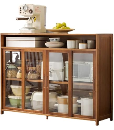 Amazon｜伝統工芸鎌倉彫水屋箪笥飾り棚茶箪笥食器棚サイドボード 303 