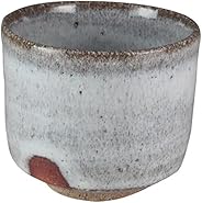 熊本千治(Chiharu Kumamoto) 斑唐津ぐい呑 唐津焼 陶器(直径約6cm 高さ約5.1cm)