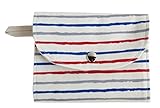 W.A.W マスクポーチ ボーダー 使い勝手にこだわった多目的マスクポーチ