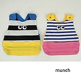 MUNCH (マンチ) 目玉エプロン スタイ　 FREE,08あお