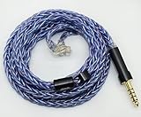 【JSHiFi-Storm】QDC4.4mmリケーブル QDC単結晶銅+銀メッキ イヤホンアップグレードケーブル 4.4mmイヤフォン交換ケーブル (QDC4.4mm)