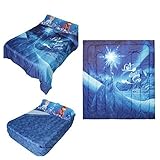 Disney Frozen "Let It Go" Girls 5pc Full Bedding Set with Comforter, Sheets and Pillow Cases [並行輸入品]