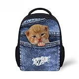 FOR U DESIGNS(JP) リュック 子供 軽量 男の子 女の子 猫顔