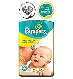 パンパース新しい赤ちゃんのおむつサイズ2不可欠パック - 56おむつ (Pampers) (x6) - Pampers New Baby Nappies Size 2 Essential Pack -