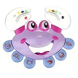 キッズ赤ちゃんCrabデザインHandbell Musical Instrument Jingle RattleおもちゃハンドシェイクベルリングMusical早期教育おもちゃを新生児赤ちゃん男の子女の