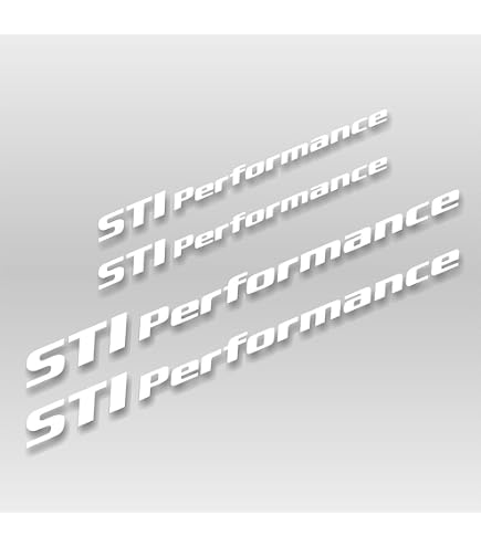 Amazon.co.jp: SUBARU【スバル純正】STI 【パフォーマンスステッカー