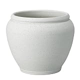 アドミナ 植木鉢 穴あき 39cm ホワイト（白）【スピカ S-1】 陶器 信楽焼き おしゃれ
