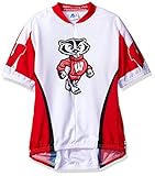 NCAA Women 's Wisconsin Badgers Cycling Jersey ホワイト