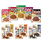 丸美屋＆にんべん 人気ふりかけ 詰め合わせ 8種アソートセット｜のりたま・すきやき・味道楽・たらこ・本かつお・かつおおかか・ひじき・鶏そぼろ｜お弁当・朝食・おにぎり用 (丸美屋各１袋 にんべん各２袋)