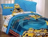 Despicable Me "1 in a Minion" Microfiber Twin Comforter WITH SHAM [並行輸入品]