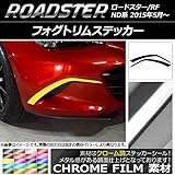 AP フォグトリムステッカー クローム調 マツダ用 ロードスター/ロードスターRF ND系 2015年05月～ シアン AP-CRM2479-CY 入数：1セット(2枚)
