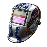 自動遮光溶接面 溶接面 遮光面 溶接マスク 高感度 遮光速度 1/25000秒 TIG/MIG/MAG対応 ソーラー電池採用 アーク対応 4番