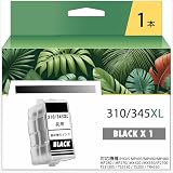 【BINGSTARONE】Canon用 BC-310 311XL（BC-345 346XL）互換インクカートリッジ 詰め替えインク 1個 BLACK 【対応機種】PIXUS MP493/MP490/MP480/MP280/MP270/MX420/MX350/iP2700/TS3330/TS3130S/TS3130/TS203/TR4530【大容量タイプ/個包装】
