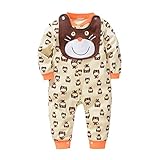 Amazingベーシック　ベビー服　カバーオール　長袖　ロンパース　猫　男女兼用　春秋冬　かわいい　おしゃれ　赤ちゃん　12-18ヶ月