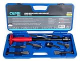 Capri Tools（カプリ ツールズ）21074 チゼル・パンチ セット ロングハンドル付き、赤、8ピース