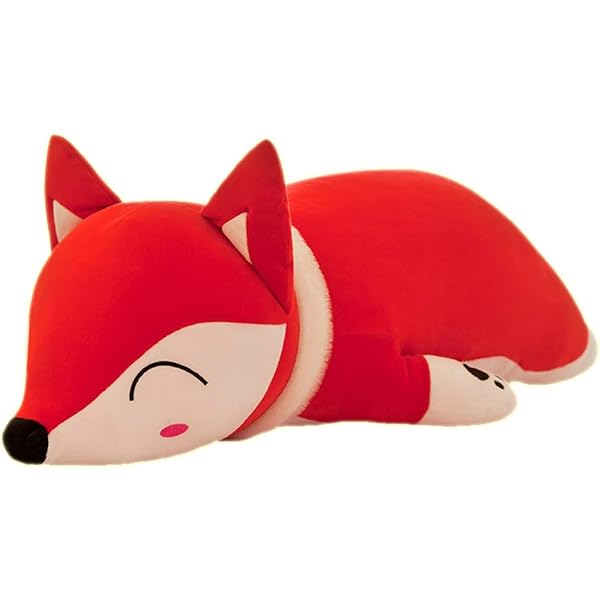 plush fox pillow