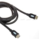 ケーブルリード金めっき/HDMIオスにオス/1080p/HDTVのVer1.4/PS3/1.8M GAX8074-BK