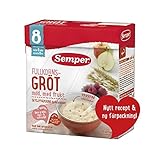 Fruktgrot - 8ヶ月から梨、バナナとフルーツのお粥480グラム (Semper) (x 6) - Semper Fruktgrot - Fruit Porridge with Pear an