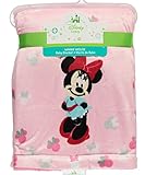 Disney Minnie Mouse Printed Velboa Baby Blanket by Disney