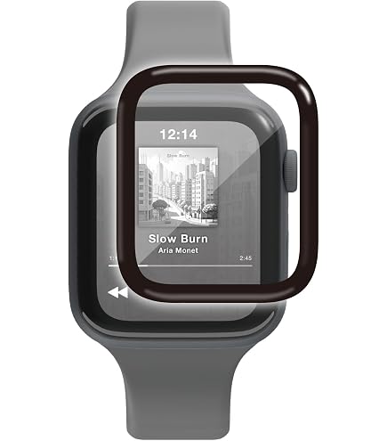 【美品】BT93％ SE2 セルラー 44mm 保護カバー＋バンド＋充電器 Amazon.co.jp: エレコム Apple Watch 画面保護 ガラスフィルム フル
