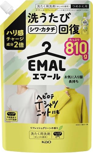 花王 エマール リフレッシュグリーン 詰替 特大 810g花王 エマール リフレッシュグリーン 詰替 特大 810g