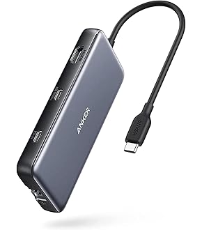 Anker 575 USB-C Hub (12-in-1, Dual HDMI, DP), Triple Display