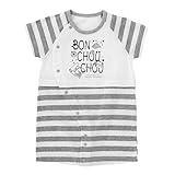 ニシキ P5536 Bon chou chou ボンシュシュ 半袖ショート丈ツーウェイオール 50cm ~ 60cm グレー・P5536-GY