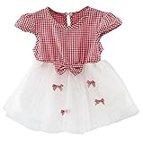ベビーガールのドレスの6ヵ月-3歳フラワーウェディングプリンセス蝶結びのパーティードレス