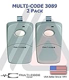 2パック3089 Linear multi-codeリモート送信機ゲートガレージOpenerブランド新しい