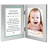 Will You Be My Godmother? Keepsake Frame - Add Baby Photo by Poetry Gifts