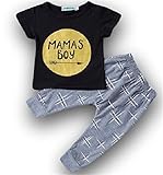 (プチプライム) Petit Prime キッズ シャツ ズボン セット パジャマ プリント 熊 キュート 北欧 クマ セットアップ 12色展開 (90cm, 金色)