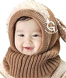NEWSTORY この冬たくさん着せたい かわいい 赤ちゃん 用 ニット帽 (04. ブラウン)