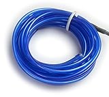 光るELワイヤー 直径3.2mm幅 長さ1m ブルー