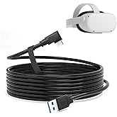 Link Cable for Oculus Quest 2, 16.5ft/5m Link Cable for Pc Gaming and Steam, High Speed Data Transfer Cable and Fast Charging