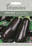 【輸入種子】 Johnsons Seeds Aubergine EARLY LONG PURPLE 2 オーバジン（茄子）　 アーリー・ロング・パープル2 ジョンソンズシード